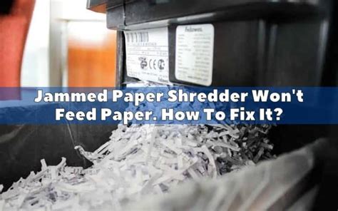 如何解救一台纸 shredder 的卡顿问题?